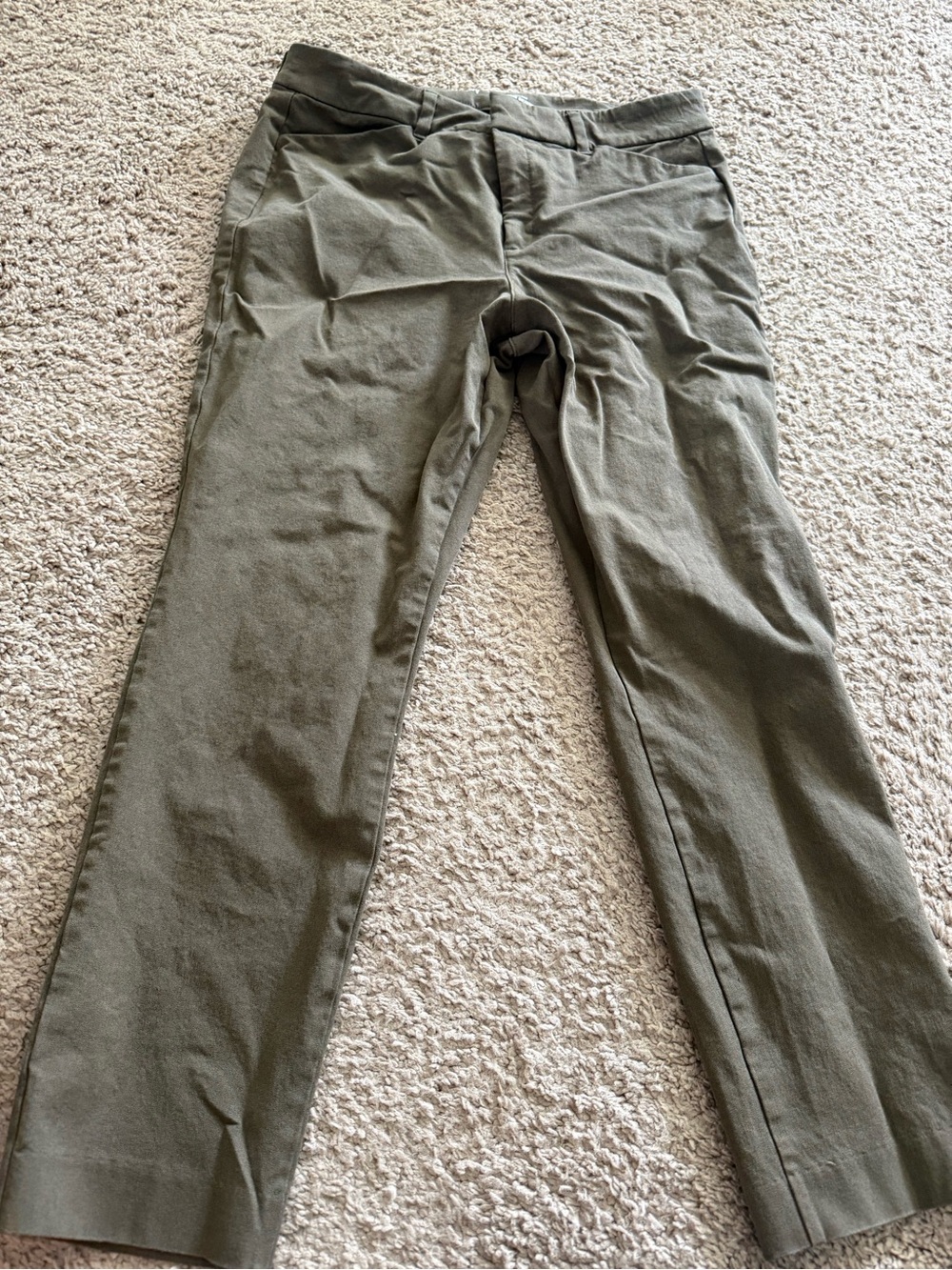 Old Navy Olive High-Rise Pixie Skinny Pants